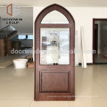 American New York popular solid oak wood villa housed arched top oval glass entry door